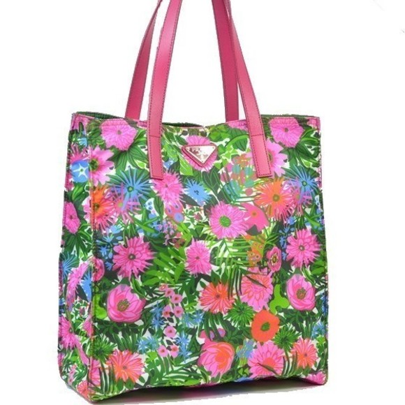 Prada Bag Nylon Shoulder Tote - Picture 1 of 6